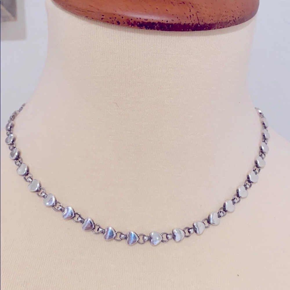 Tiffany and Co solid silver heart necklace